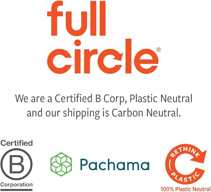Full Circle Bubble Up Combo — Family Safe, Formaldehyde-Free – Gray Ceramic Soap Dish with Plant-Based Sponge & Bamboo Dish Brush – Versatile Kitchen Scrub Brush Set for Pots, Pans, Counter & Ovens
