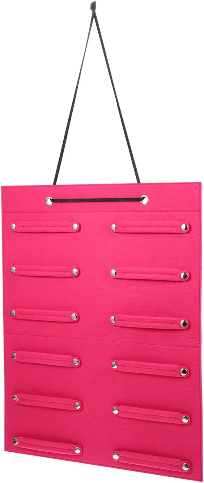 Alipis Bow Holder Hairband Hanging Organizer with Premium Felt Material for Wall Display Hair Bow and Headband Storage Pouch Decorative Hanging Hair Accessories Organizer for Bedroom and Closet