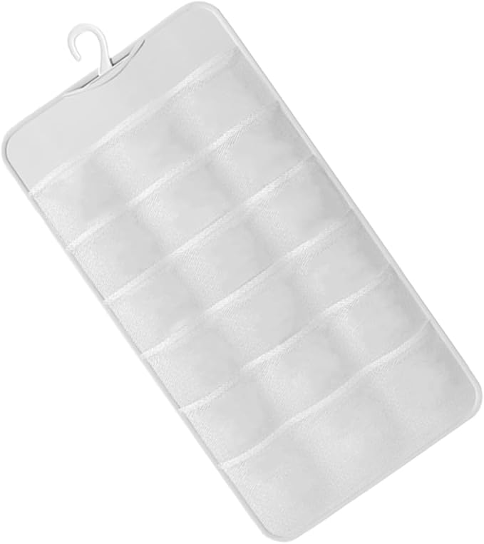 Luxshiny Hanging Accessory Organizer Wall Hanging Hair Clasp Headwear Storage Holder Jewelry Display Organizer White