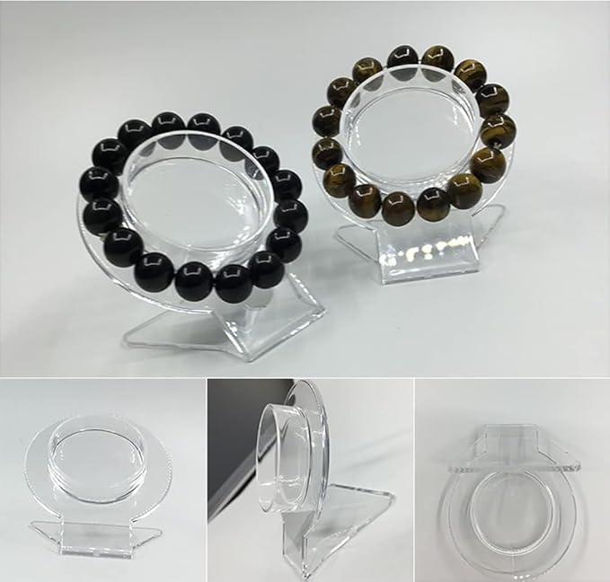 Clear Acrylic Bracelet Display Stands, Bangle Organizer Rack, Jewelry Bracelet Display Holder