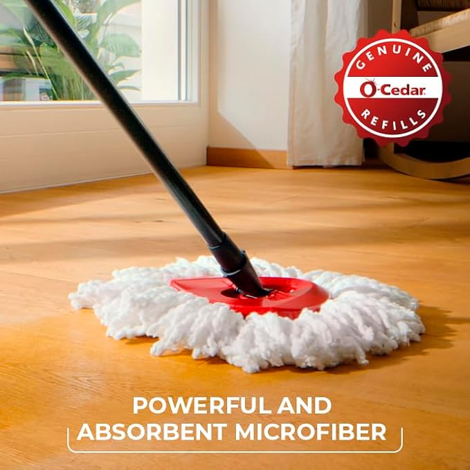 O-Cedar EasyWring Spin Mop Head Refill (Pack of 12)