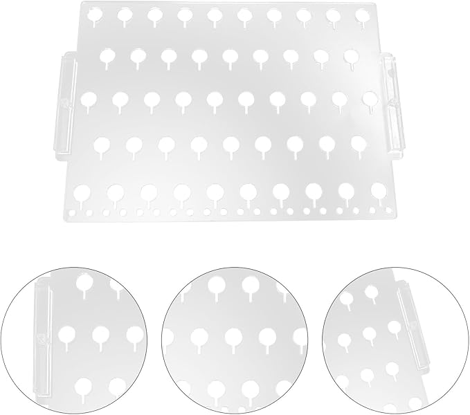 Wall Mount Acrylic Earring Display Rack Jewelry Holder Organizer for Earrings and Pendants Home Storage Accessory Organizer