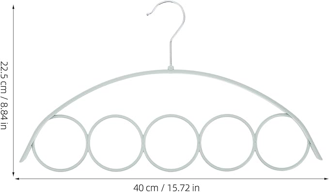 CHILDWEET 4pcs 5 Scarf Hanger Tie Hanger Plastic s Suit s Sweater Scarf Organizer Holder Tie Tie Rack Multifunction Rack Coat