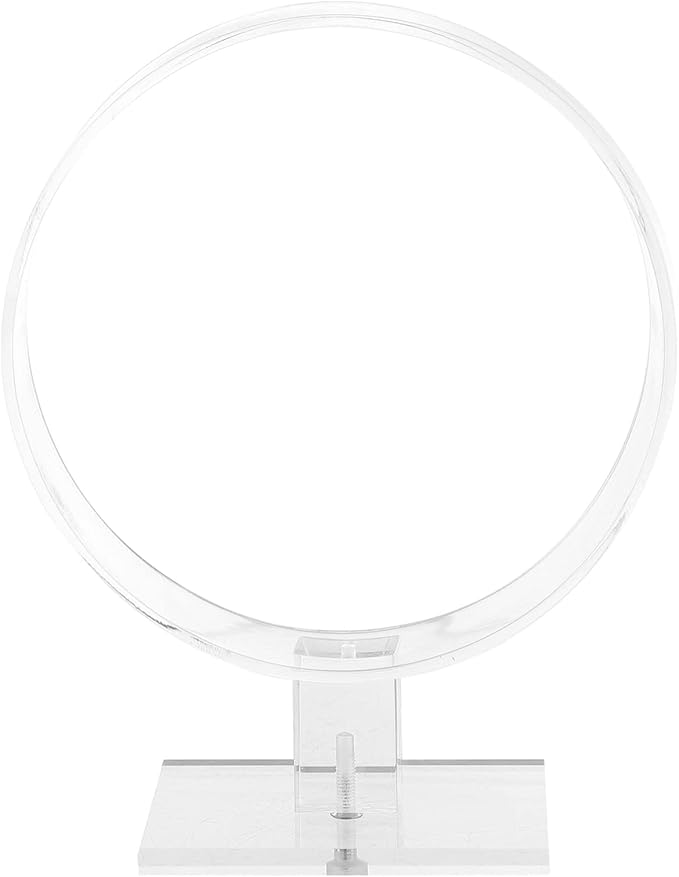 Acrylic Headband Display Stand for Hair Accessories Organizer Stylish Round Shape Rack to Showcase Hairbands and Headpieces for Girls Rooms and Gifts