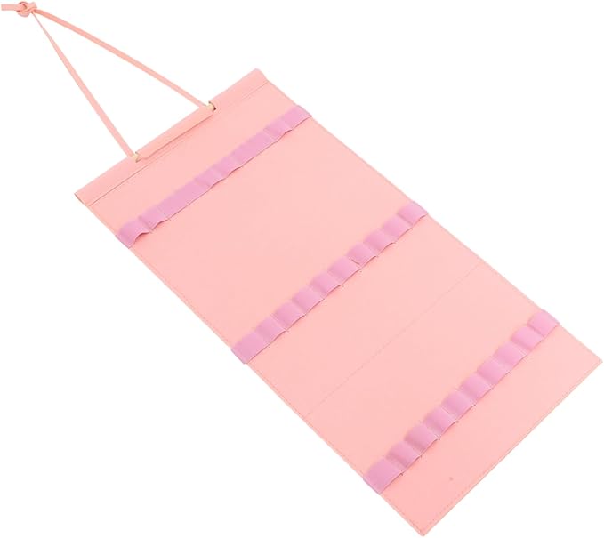 PRETYZOOM Hanging Headband Organizer Hairband Holder Wall Mount Storage Bag Slots Jewelry Display Holder
