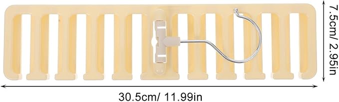 2pcs Belt and Scarf Organizer Hanger Rack for Closet, Plastic Multi-Hook Accessory Storage, Tie and Belt Display Holder for Wardrobe and Home Use