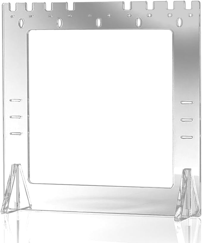 RENIAN Jewelry Photography Props Board Acrylic Frame Tabletop Stand for Studio Shooting Necklaces, Stud Earrings and Earrings Drop Dangle Display Holder