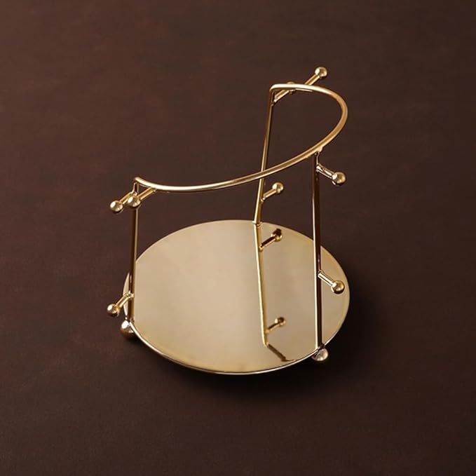 Angoily Display Rack for Headbands Metal Hair Accessory Organizer Stand for Jewelry Store Compact and Lightweight Storage Holder for Tidy Vanity and Dressing Room