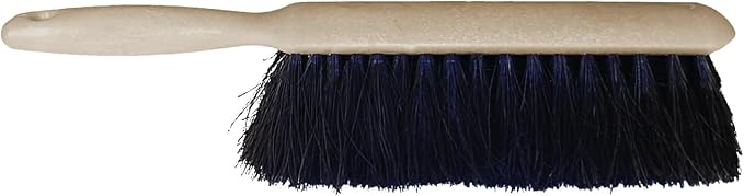 Pferd Maintenance Plastic Block Heavy Duty Counter Duster - Black Synthetic Bristles, 2-1/2" Trim Length, 8" Length - Professional Cleaning Tool for Various Surfaces - Part 89400