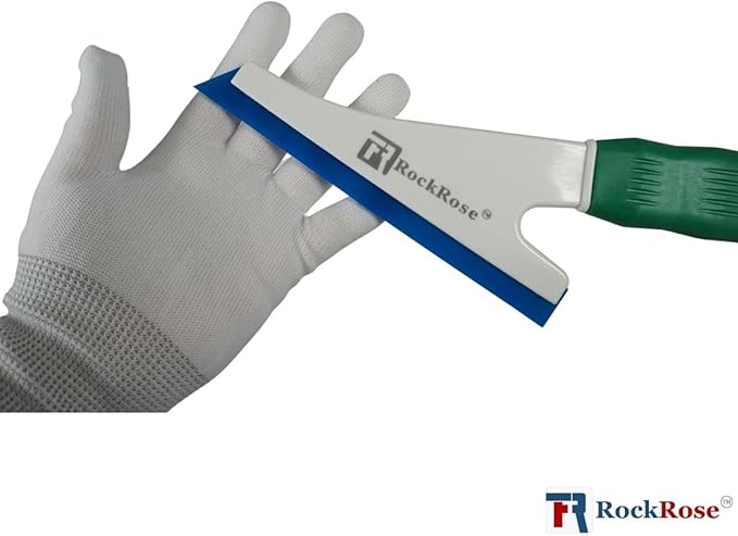 Doctor Stroke Squeegee: Auto Car Building Flat Glass Window Cleaning Wiper - Flat Glass Tint Vinyl Car Wrapping Scraper Windshield Wash Tool (Pack of 2)