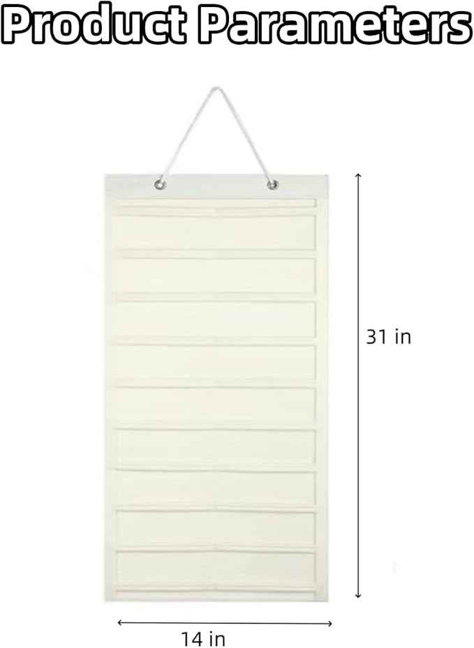 Hanging Claw Clip Organizer for Women Large Capacity Hair Bows Holder Hair Accessories Storage for Sunglasses, Hair Clips, Jewelry, Headbands, Claw Clips Organizer