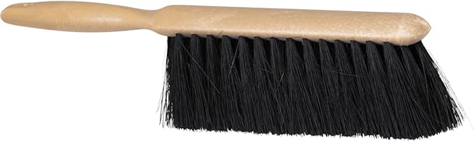Pferd Maintenance Plastic Block Heavy Duty Counter Duster - Black Synthetic Bristles, 2-1/2" Trim Length, 8" Length - Professional Cleaning Tool for Various Surfaces - Part 89400