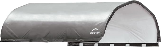 ShelterLogic Heavy Duty Replacement Cover 804782-0301, 14.5 oz, Grey for Corral Shelter 51523 (Cover only Does not Include Frame or Corral Panels)
