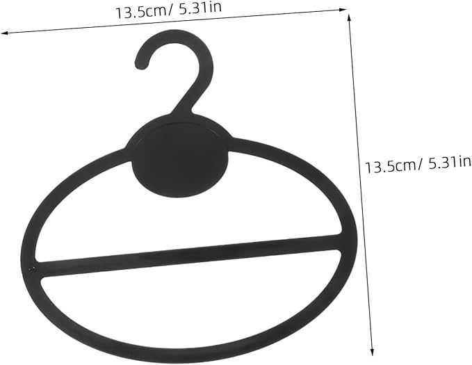 Cabilock 10pcs Rotating Scarf Hanger High-Capacity Scarf Holder for Closet Hanger Accessories Organizer