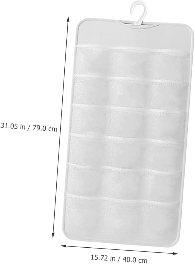 Wall Hanging Hair Accessory Organizer Decorative Storage Bag for Boy Girl Hair Bows Clips Jewelry Nonwoven Mesh Design for Easy Wall Display Birthdays Special Occasions
