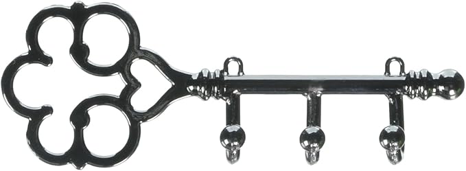 Darice 2025-126 Key Hook Jewelry Hanger-Zinc Alloy-Gun Metal
