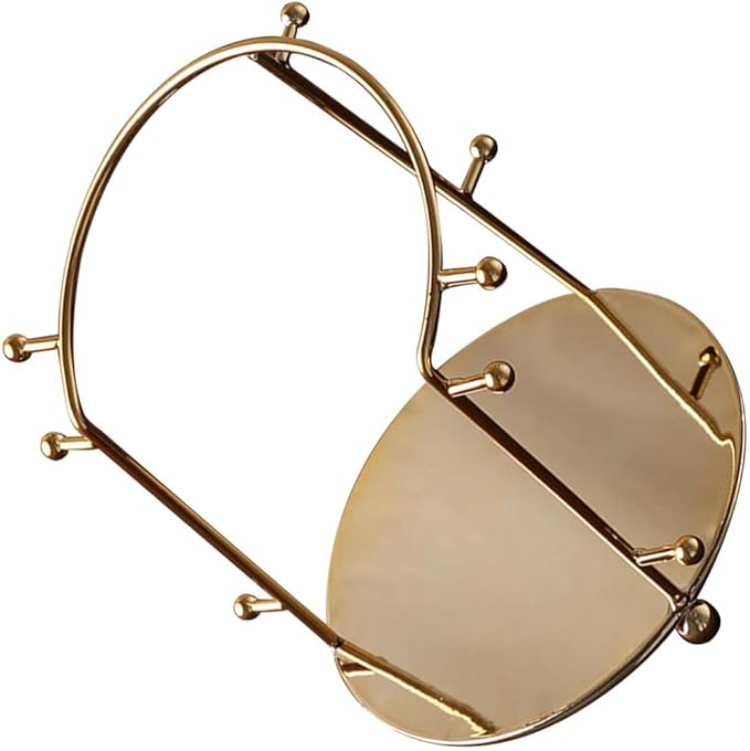 Angoily Display Rack for Headbands Metal Hair Accessory Organizer Stand for Jewelry Store Compact and Lightweight Storage Holder for Tidy Vanity and Dressing Room