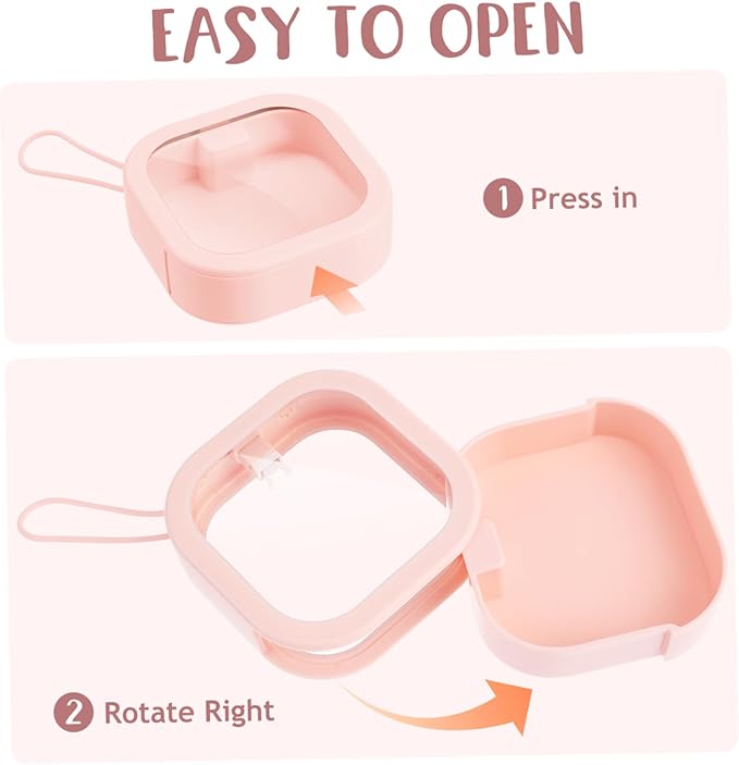 TEHAUX Hair Tie Organizer, 2pcs Hair Accessories Organizer Portable Tie Holder Hanging Headband Holder Bow with for Girl Women Jewelry (White & Pink)