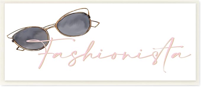 Stupell Industries Fashionista Cat-Eye Sunglasses Shades Glam Accessories, Design by Kim Allen