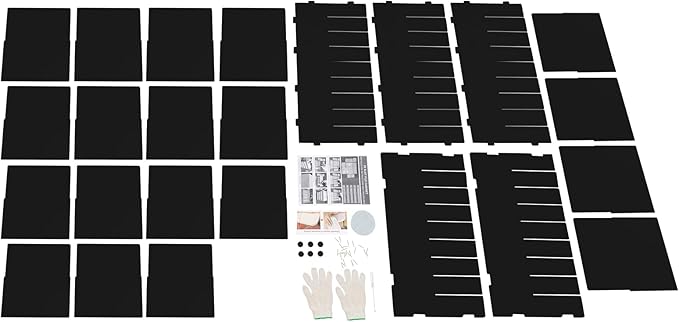 LOYALHEARTDY Literature Organizer, 36 Compartments Paper Storage Cabinet Mail Organizer, 39.4X 11.8 X 24 Inch Desktop File Sorter Mail Center Mailbox School Classroom Keepers for Home&Office,Black