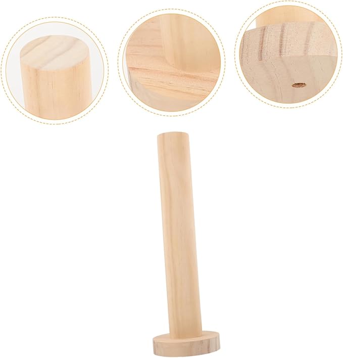 VALICLUD Hair Accessories Organizer Solid Wood Display Stand Hairband Holder Hoop Storage Rack Hair Tie Stand for Home