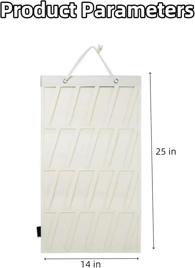 Hanging Claw Clip Organizer for Women Large Capacity Hair Bows Holder Hair Accessories Storage for Sunglasses, Hair Clips, Jewelry, Headbands, Claw Clips Organizer