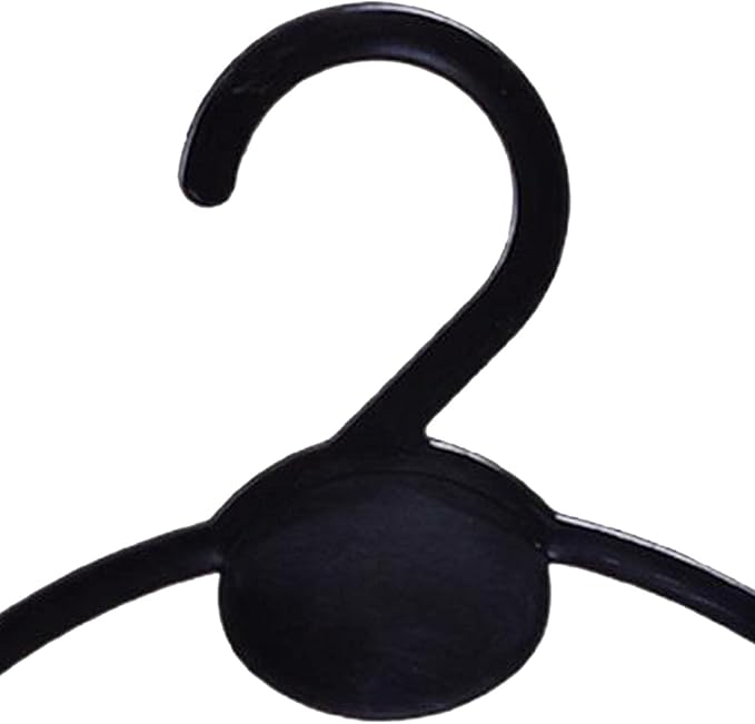 20 X Scarf Shawl Tie Organizer Accessories Holder Portable Neckerchief Rack Display Space Saving Closet Organizer (Black 22cm)