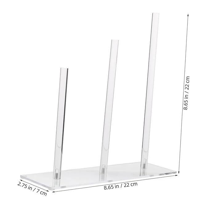 NOLITOY Acrylic Hair Tie Holder Scrunchie Organizer Hairband Display Stand Hair Accessories Organizer Scrunchie Storage Rack