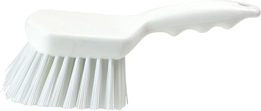 SPARTA 40541EC01 Plastic Scrub Brush, Utility Brush, Kitchen Brush With Hanging Hole For Cleaning, 8 Inches, Brown, (Pack of 6)