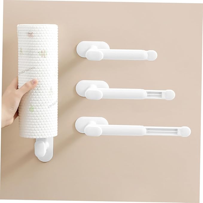 2pcs Wall Mounted Hair Accessories Organizer Telescopic Scrunchies Holder for Hairbands Hair Ties and Jewelry Stylish Storage for Home Decor