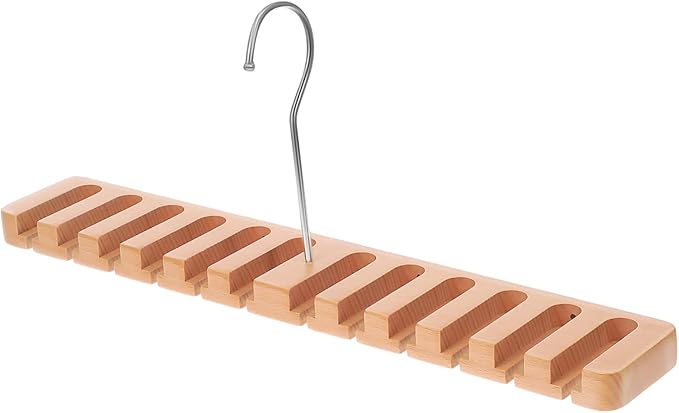 OUNONA Belt Hanging Rack Space Saving Belt Organizer Slots Closet Accessory Organizer