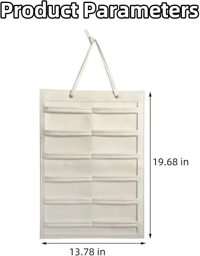 Hanging Claw Clip Organizer for Women Large Capacity Hair Bows Holder Hair Accessories Storage for Sunglasses, Hair Clips, Jewelry, Headbands, Claw Clips Organizer