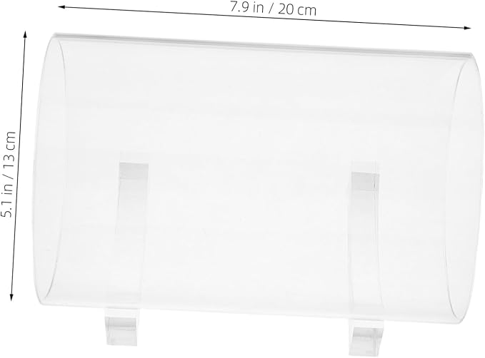Gatuida Acrylic Headband Holder Stand Clear Hair Accessories Organizer for Scrunchies Headphones and Jewelry Sturdy Display Rack for Vanity and Dressing Table Storage Diameter Height