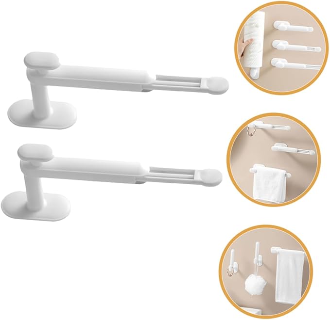 STOBAZA 2pcs Hair Accessories Organizer Wall Hooks Scrunchy Holder Stand for Headbands and Hair Ties Stylish Headdress Display Rack for Home Decor