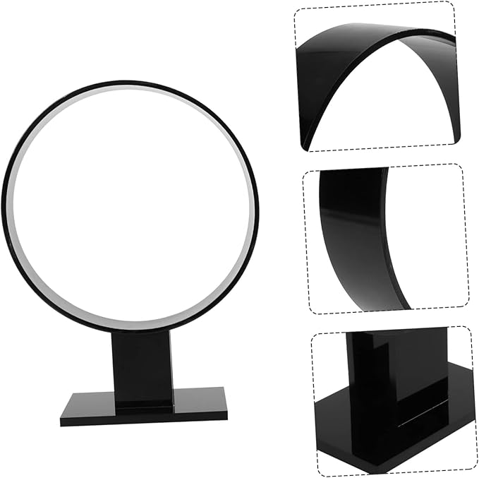 VALICLUD Acrylic Hairband Display Stand Head Hoop Display Shelf for Hair Accessories Stylish Simple