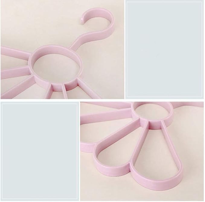 1pc Scarf Hanger Organiser, Petal Shape Scarf Holder with 5 Petal for Shawls,Scarves, Ties, Belts, Other Accessories