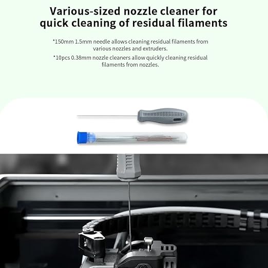 Creality 3D Printer Tool Kit, 74 Pcs in 1 3D Printing Tool Kit Includes Deburring Tool, Nozzle Cleaning Kit, Screwdriver Kit, Removal/Assembly Tools, 3D Printer Tool Wrap Kit Pro for All Printers
