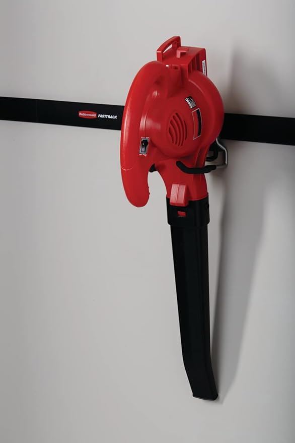 Rubbermaid Garage FastTrack Power Tool Holder Satin Nickel Wall Mounted Storage System Holds up to 50 pounds for Home/Garage/Tool Organization