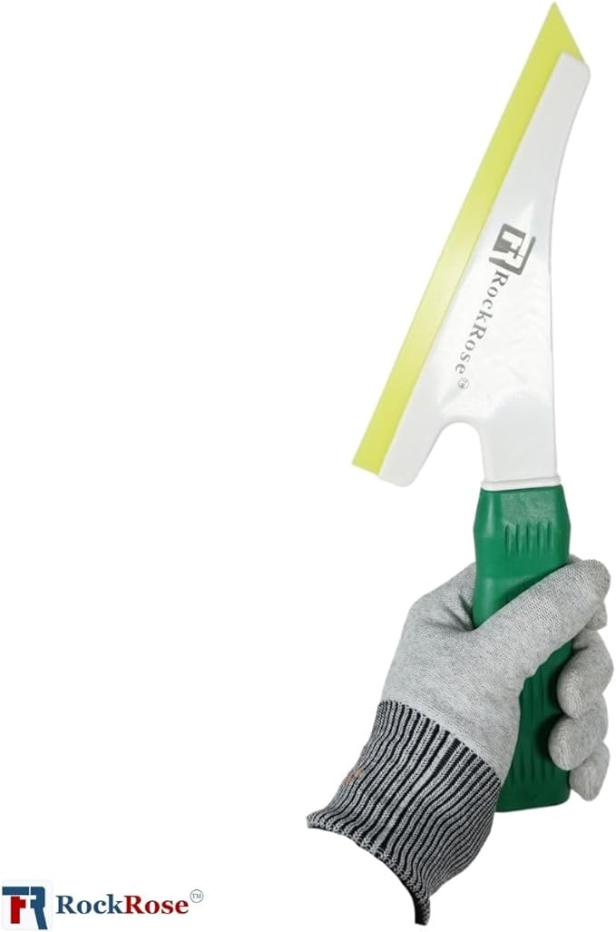 Doctor Stroke Squeegee: Auto Car Building Flat Glass Window Cleaning Wiper - Flat Glass Tint Vinyl Car Wrapping Scraper Windshield Wash Tool (Pack of 2)