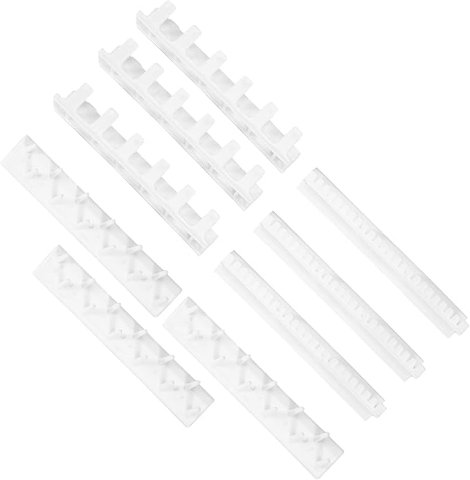 Qiilu Necklace Wall Hanger Necklace Ring Earrings Accessory Display Jewery Organizer Wall Hanging Display Hook Holder