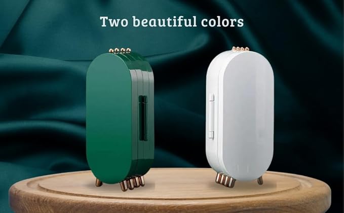 Foldable Jewelry Organizer with 153 Holes for Earrings, Mirror, and Elegant Gift Box - Perfect for Girls and Women (Green)