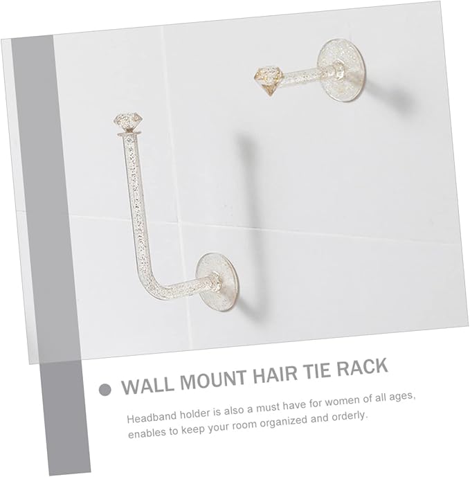 4pcs Headband Holder Stands Headband Display Rack Wall-mounted Hair Accessories Organizer Hairband Storage Rack