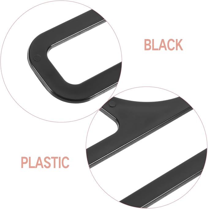 Milisten Plastic Scarf Hanger Organizer for Closet Belt and Tie Holder Rack with Smooth No-Scratch Hooks Space-Saving Shawl and Towel Display Stand 2.5X6.7X3.1 Inches