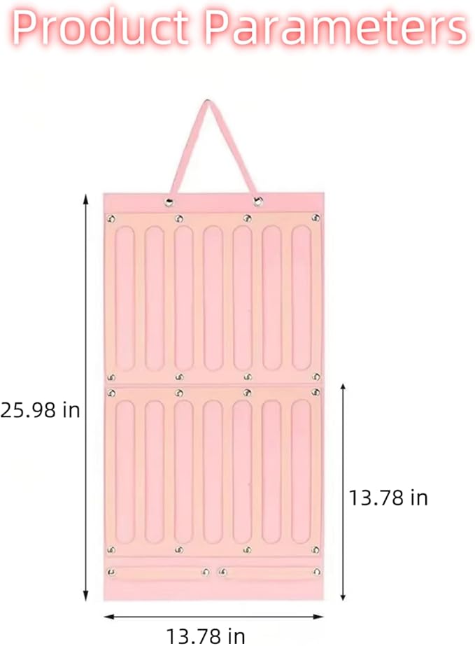 Hanging Claw Clip Organizer for Women Large Capacity Hair Bows Holder Hair Accessories Storage for Sunglasses, Hair Clips, Jewelry, Headbands, Claw Clips Organizer