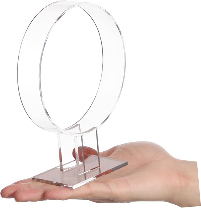 Acrylic Headband Display Stand 2pcs Hair Hoop Holder Hair Accessory Organizer for Women