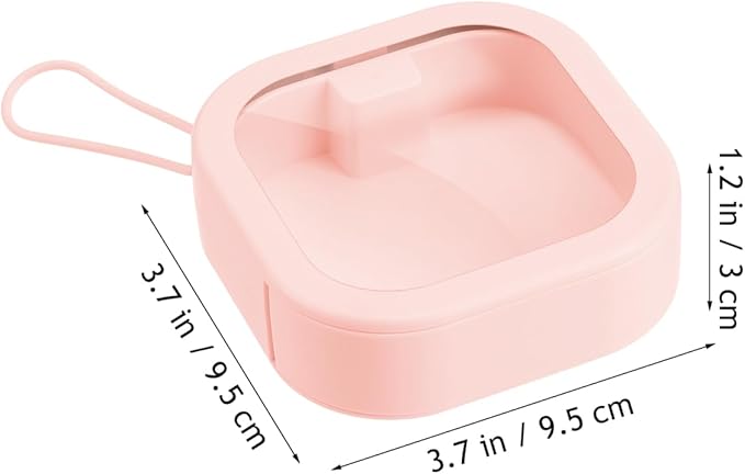 PRETYZOOM Hair Tie Storage Box Portable Small Organizer for Headbands and Accessories Travel Desktop Multipurpose Container