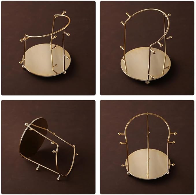 Angoily Display Rack for Headbands Metal Hair Accessory Organizer Stand for Jewelry Store Compact and Lightweight Storage Holder for Tidy Vanity and Dressing Room