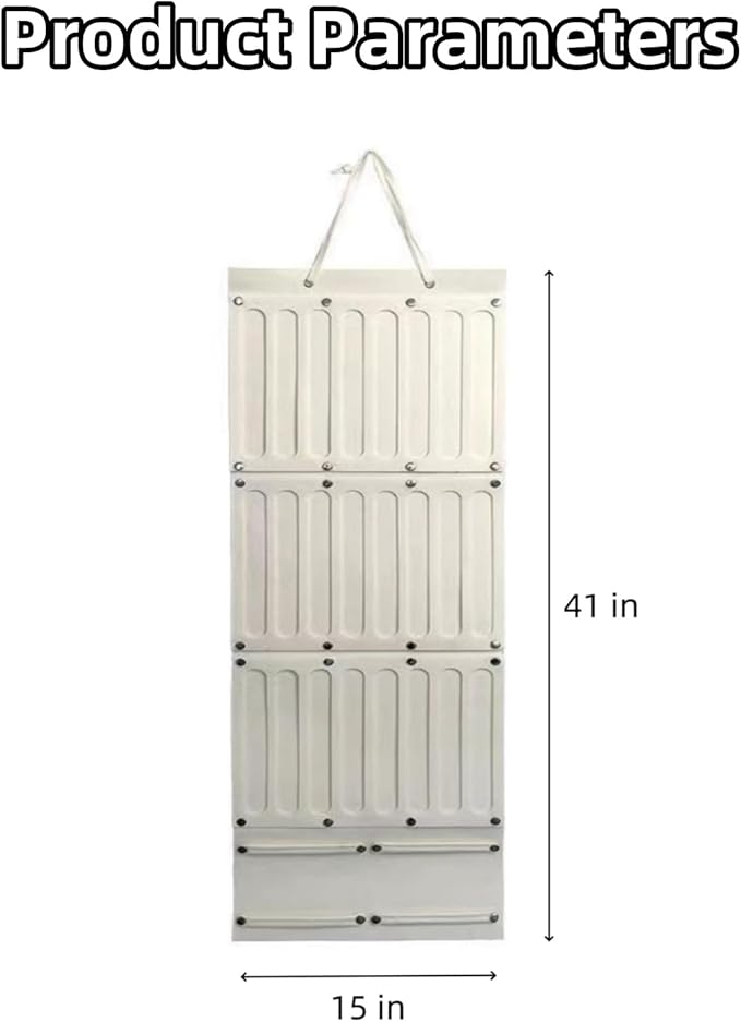 Hanging Claw Clip Organizer for Women Large Capacity Hair Bows Holder Hair Accessories Storage for Sunglasses, Hair Clips, Jewelry, Headbands, Claw Clips Organizer