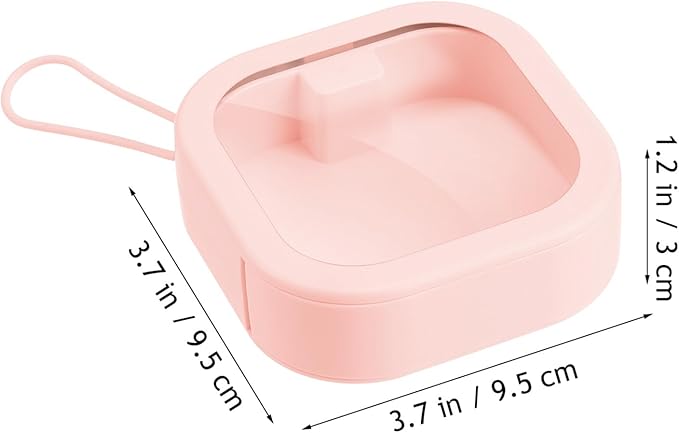 Luxshiny Hair Tie Box Organizer Clip Holder Hair Accessories Organizer Portable Storage Holder Easy to Clean Lanyard Design