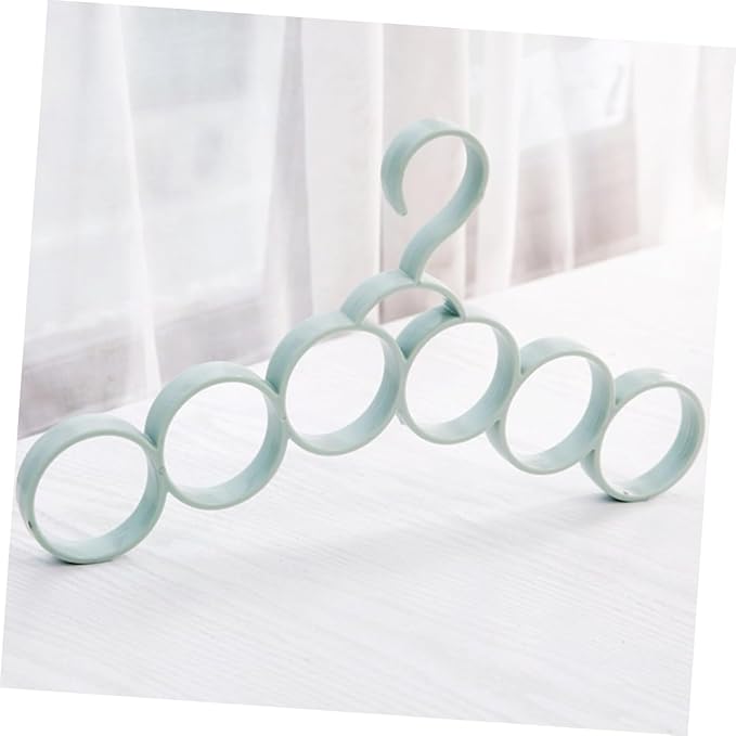 Plastic Multifunction Scarf and Tie Holder Space-Saving Closet Organizer for Accessories Belts Scarves and Ties Random Color Design